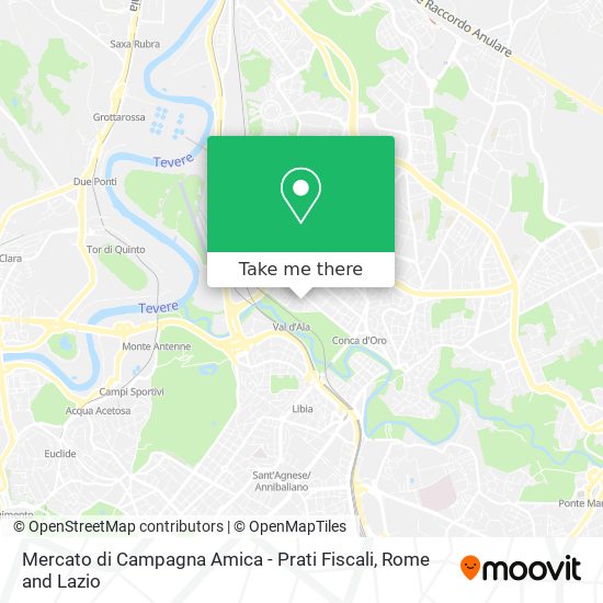 Mercato di Campagna Amica - Prati Fiscali map