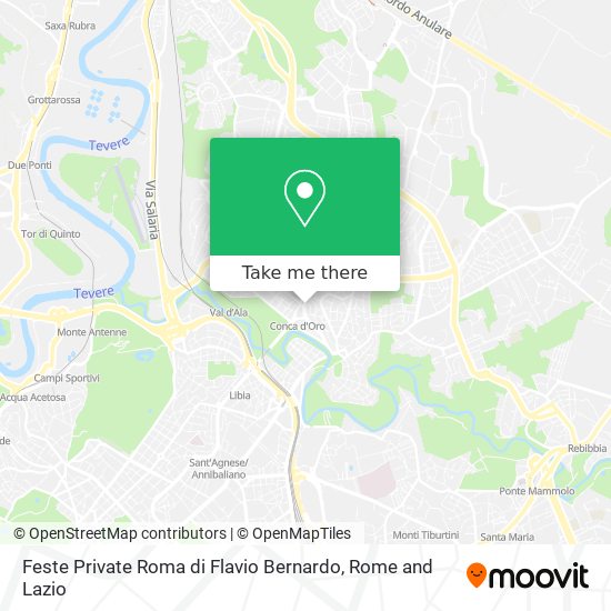 Feste Private Roma di Flavio Bernardo map