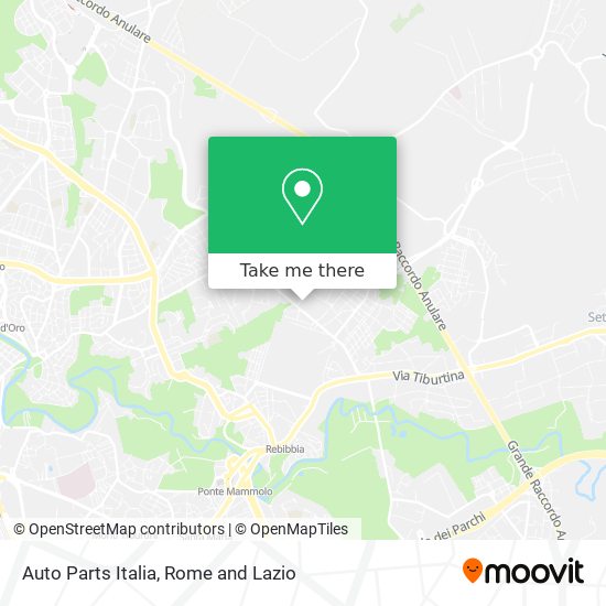 Auto Parts Italia map