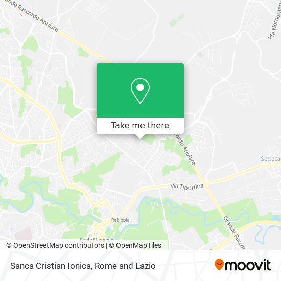 Sanca Cristian Ionica map