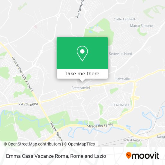 Emma Casa Vacanze Roma map