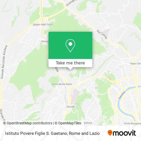 St. Gaetano's Daughters Institute map