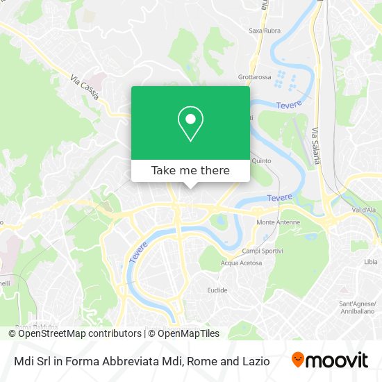 Mdi Srl in Forma Abbreviata Mdi map