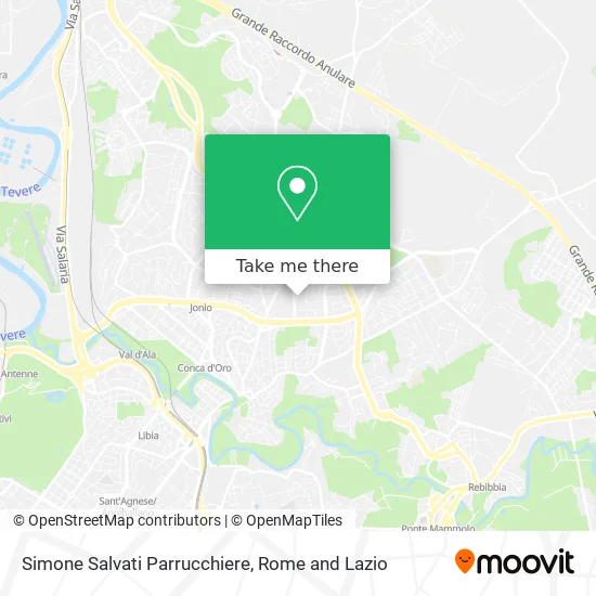 Simone Salvati Hairdresser map