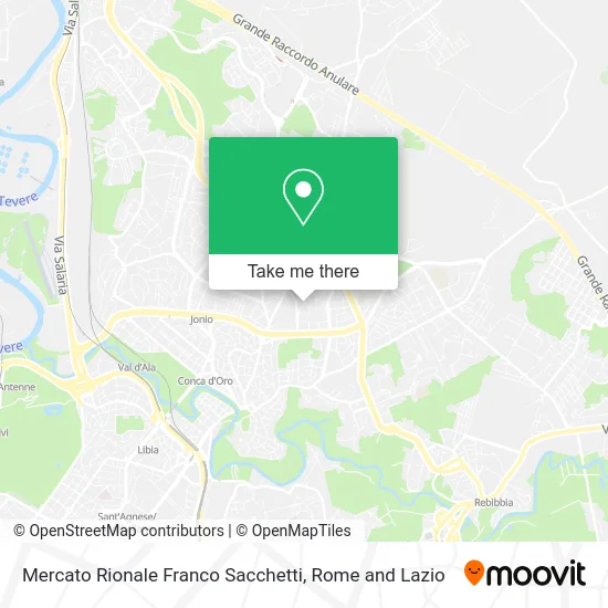 Franco Sacchetti Neighborhood Market map