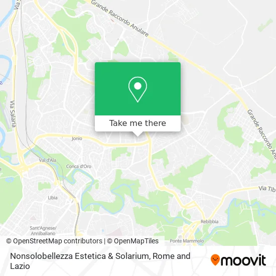 Nonsolobellezza Aesthetics & Solarium map