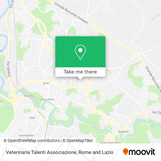 Veterinaria Talenti Associazione map