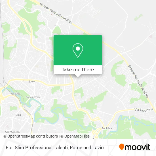 Epil Slim Professional Talenti map