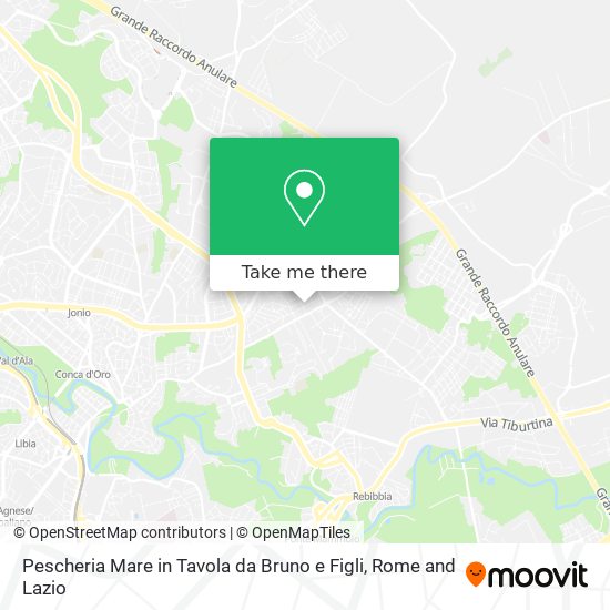 Pescheria Mare in Tavola da Bruno e Figli map