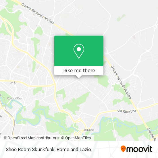 Shoe Room Skunkfunk map