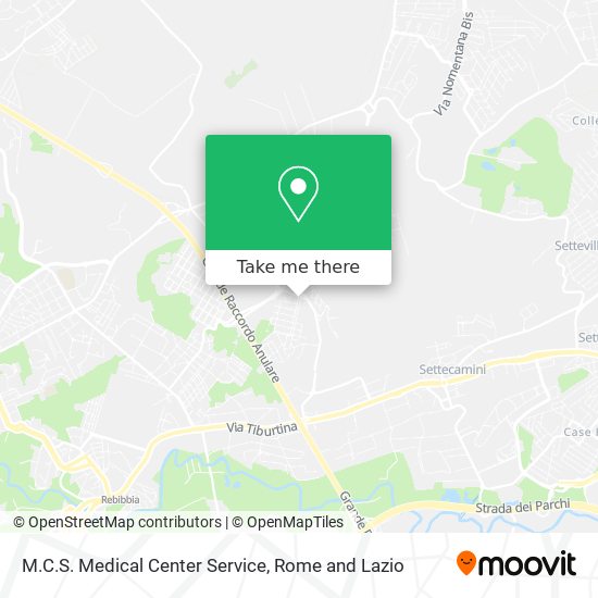 M.C.S. Medical Center Service map