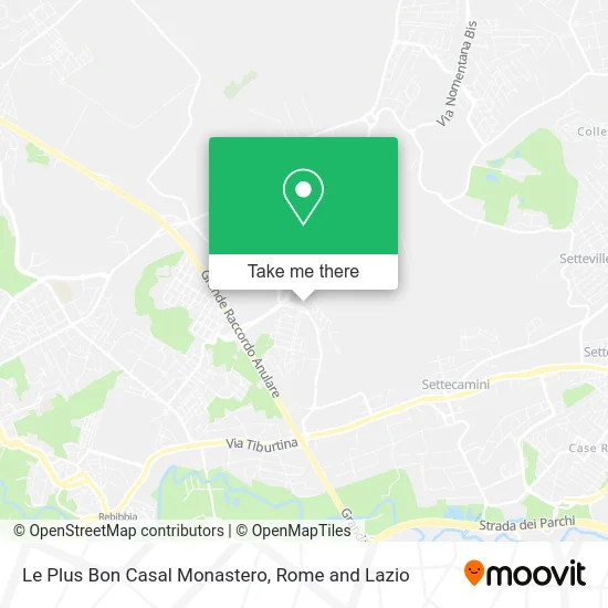 Le Plus Bon Casal Monastero map