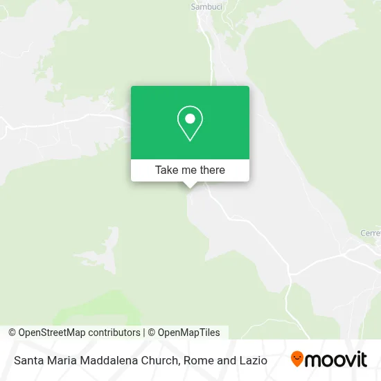 Santa Maria Maddalena Church map