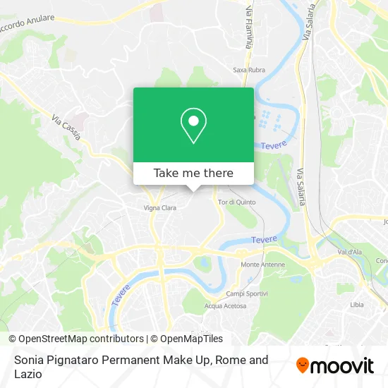 Sonia Pignataro Permanent Makeup map