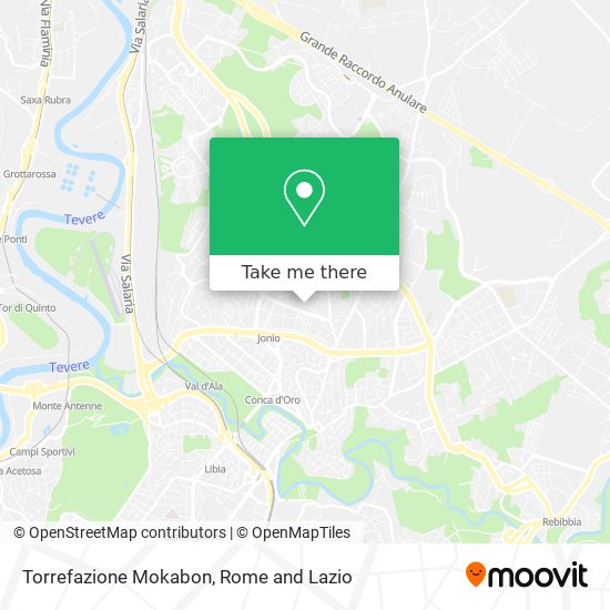 Torrefazione Mokabon map