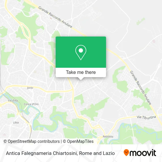 Ancient Carpentry Chiartosini map