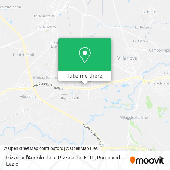 Pizzeria l'Angolo della Pizza e dei Fritti map