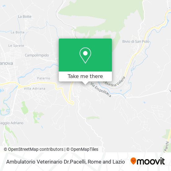 Ambulatorio Veterinario Dr.Pacelli map
