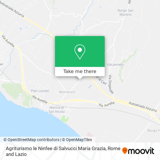 Agriturismo le Ninfee di Salvucci Maria Grazia map