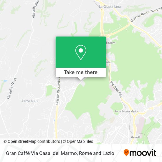 Gran Caffè Via Casal del Marmo map