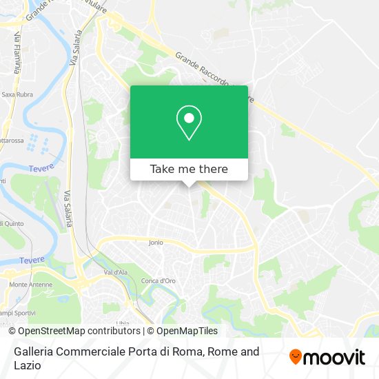Galleria Commerciale Porta di Roma map