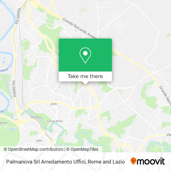 Palmanova Srl Arredamento Uffici map