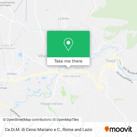Ce.Di.M. di Censi Mariano e C. map