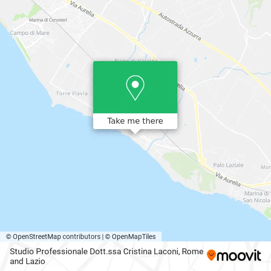 Professional Studio of Dr. Cristina Laconi map