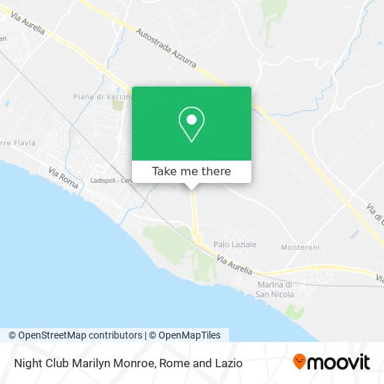 Marilyn Monroe Night Club map