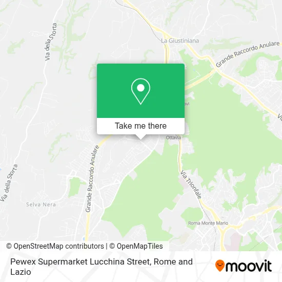 Pewex Supermarket Lucchina Street map