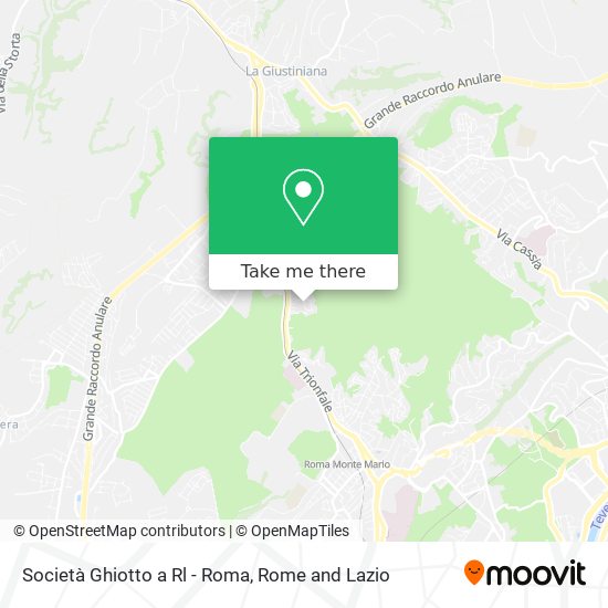 Società Ghiotto a Rl - Roma map