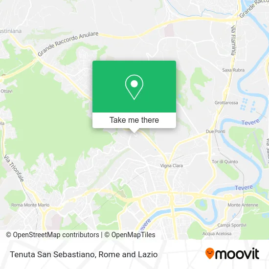 San Sebastiano Estate map