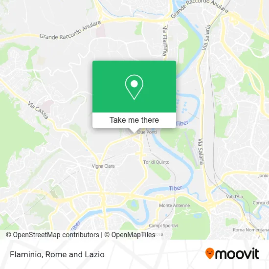 Flaminio map