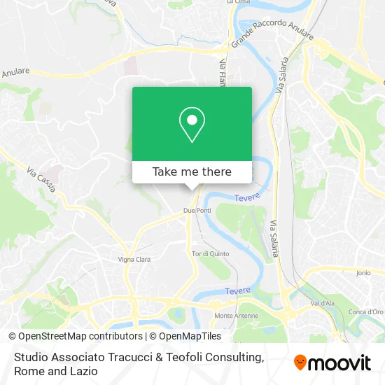 Tracucci & Teofoli Consulting Associated Studio map