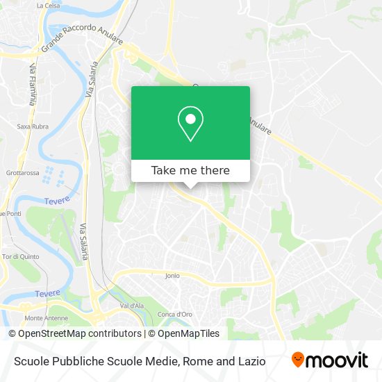 Scuole Pubbliche Scuole Medie map