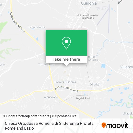 Chiesa Ortodossa Romena di S. Geremia Profeta map