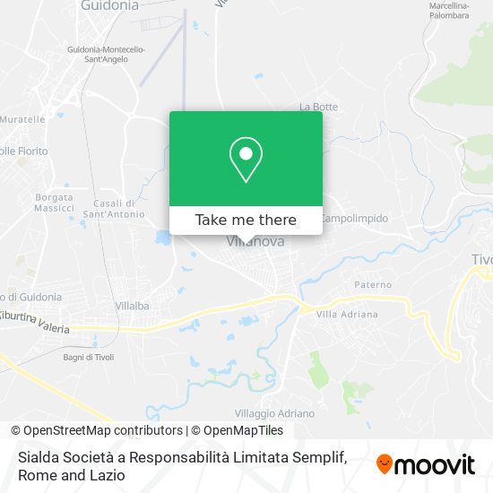 Sialda Società a Responsabilità Limitata Semplif map