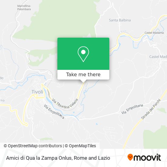 Amici di Qua la Zampa Onlus map