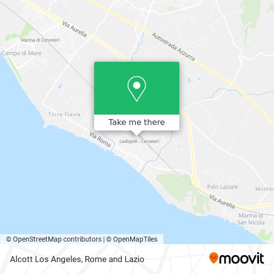 Alcott Los Angeles map