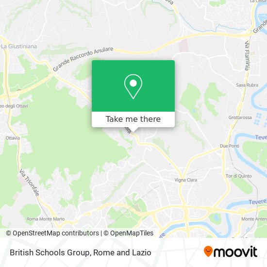 British Schools Group map