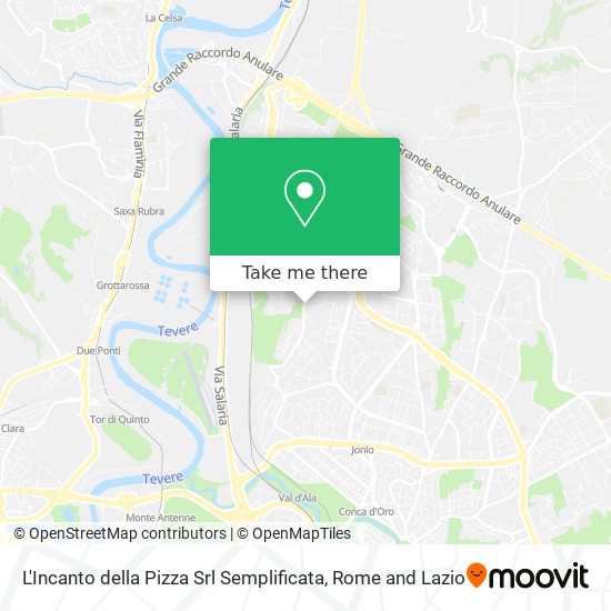 L'Incanto della Pizza Srl Semplificata map