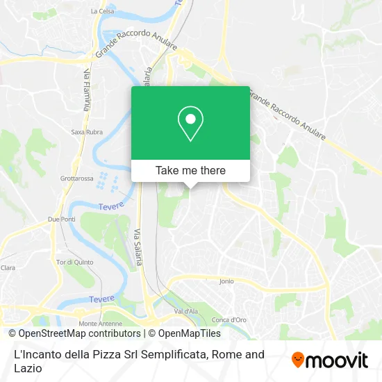 L'Incanto della Pizza Srl Semplificata map