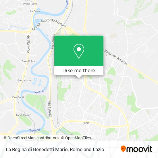 La Regina di Benedetti Mario map