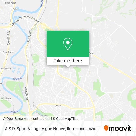 A.S.D. Sport Village Vigne Nuove map