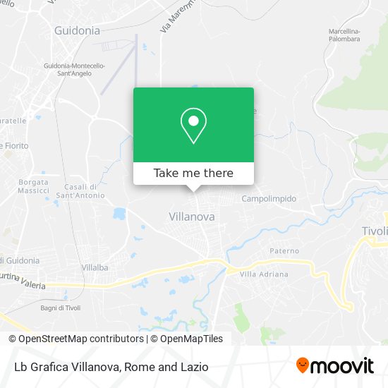 Lb Grafica Villanova map