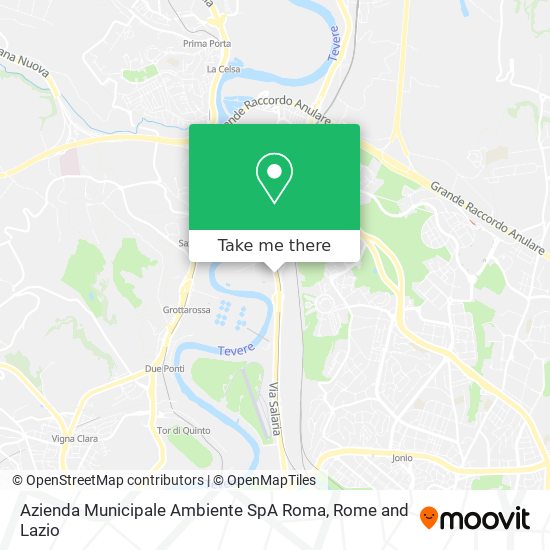 Azienda Municipale Ambiente SpA Roma map