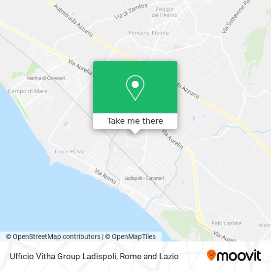 Ufficio Vitha Group Ladispoli map