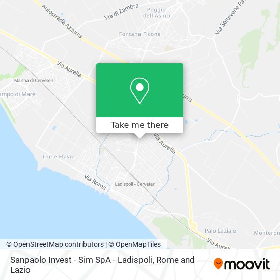 Sanpaolo Invest - Sim SpA - Ladispoli map