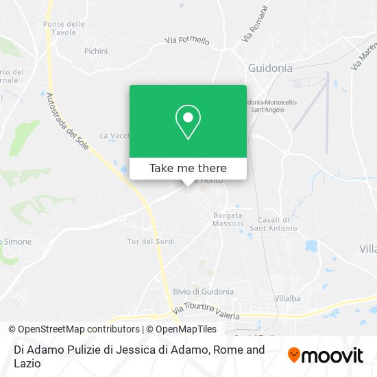Di Adamo Pulizie di Jessica di Adamo map
