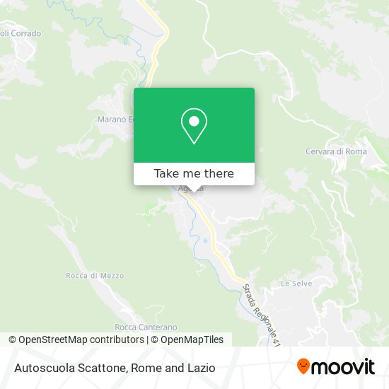 Autoscuola Scattone map